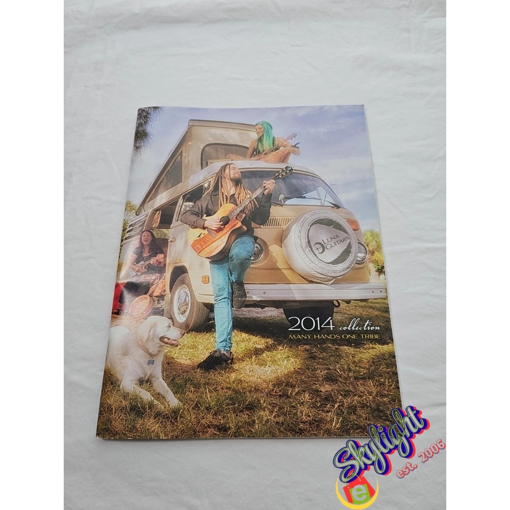 2014 Luna Guitars Product Catalog 68 Pages NOS Collectible‎ Brochure
